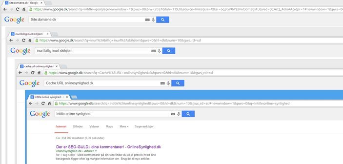 Google kommandoer