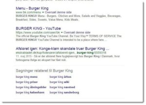 Burger King - reputation management