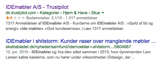 onlinesynlighed.dk - idemøbler serps