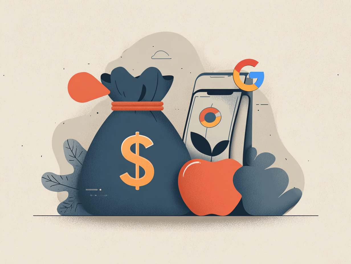Google betaler 1 milliard dollars til Apple for én ting