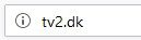 Eksempel på website med http vist i Firefox