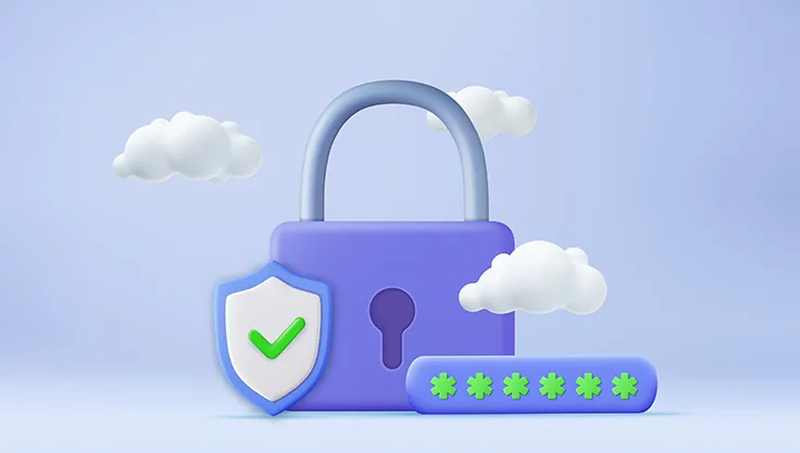 Lilla hængelås - password protector