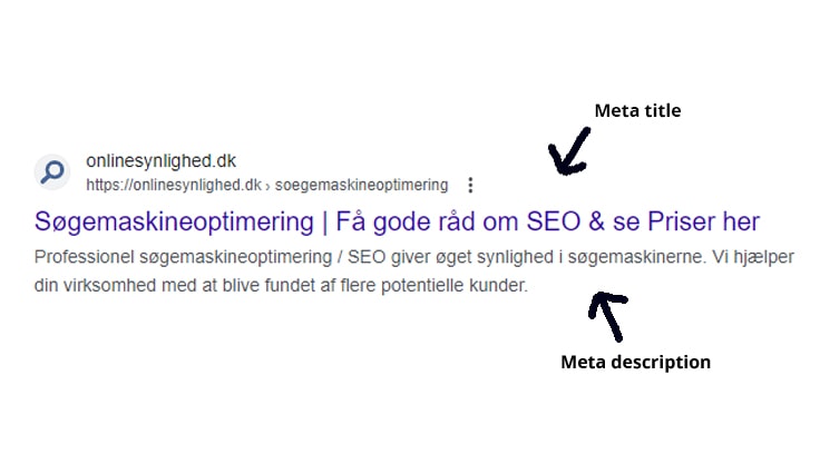 Meta title og meta description